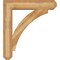 Ekena Millwork Thorton Craftsman Rough Sawn Bracket w/ Offset Brace, Western Red Cedar, 8"W x 36"D x 40"H BKT0806X36X40THR04RWR - alternate 2